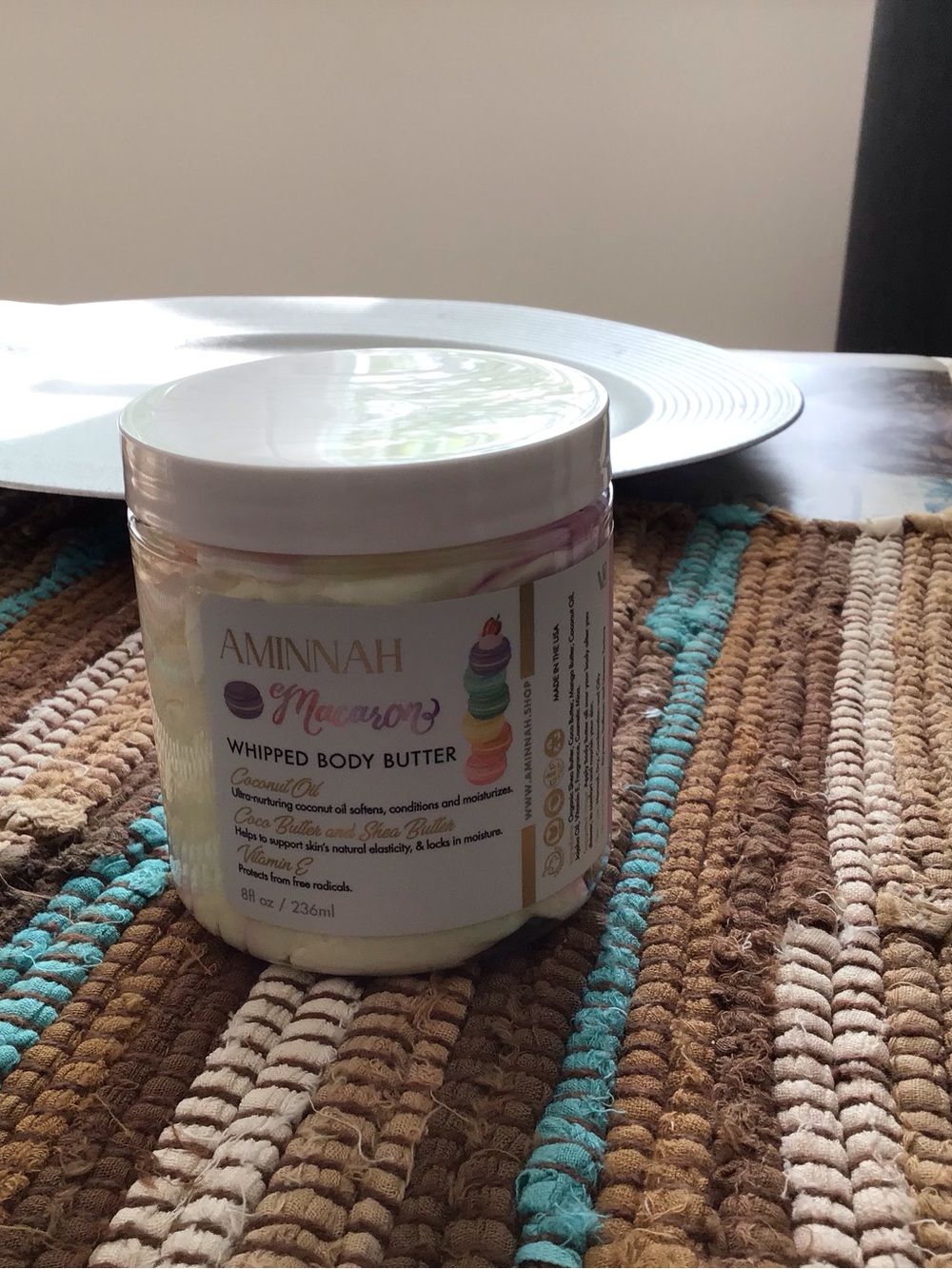 AMINNAH Macarons Whipped Body Butter — Cream & Pastel
